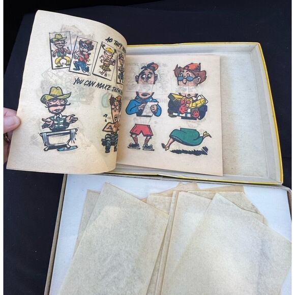 Vintage Kopeefun Magic Copy Paper Kit 1965 Just Rub Magic Paper - Picture 8 of 12